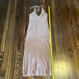 Old Navy Soft Mauve Ribbed Tank Dress